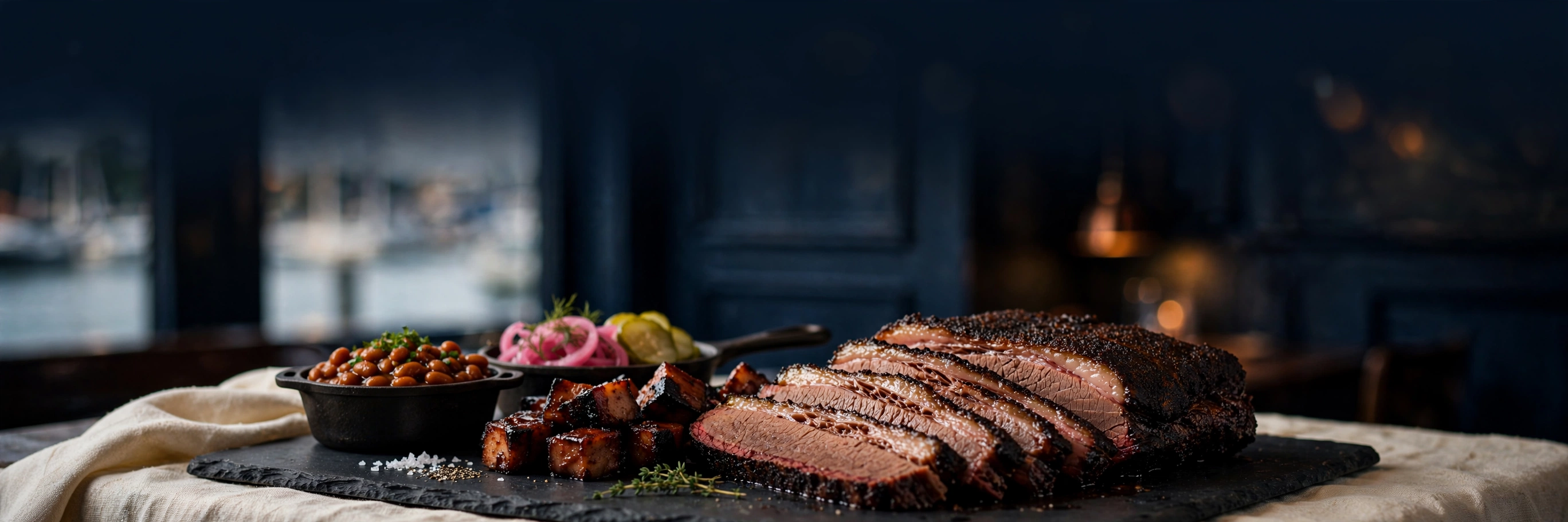 Brisket plate with burnt ends